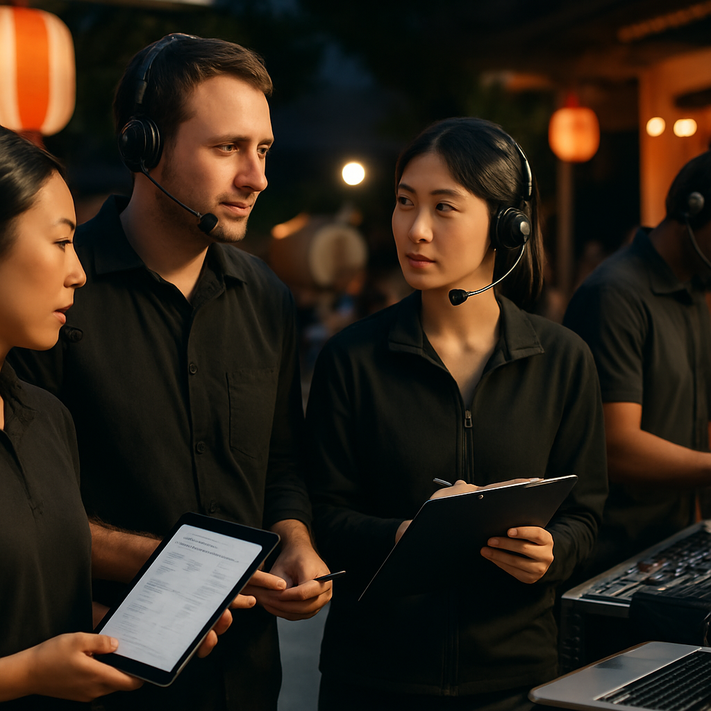 Ressourcenplanung und Personalkoordination für Kobe Kagakukan Event