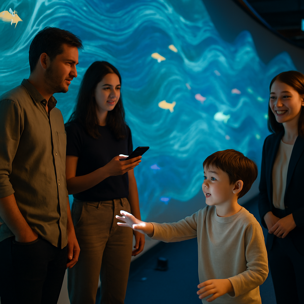 Interaktive Technikinstallationen und Besucherinteraktionen – Kobe